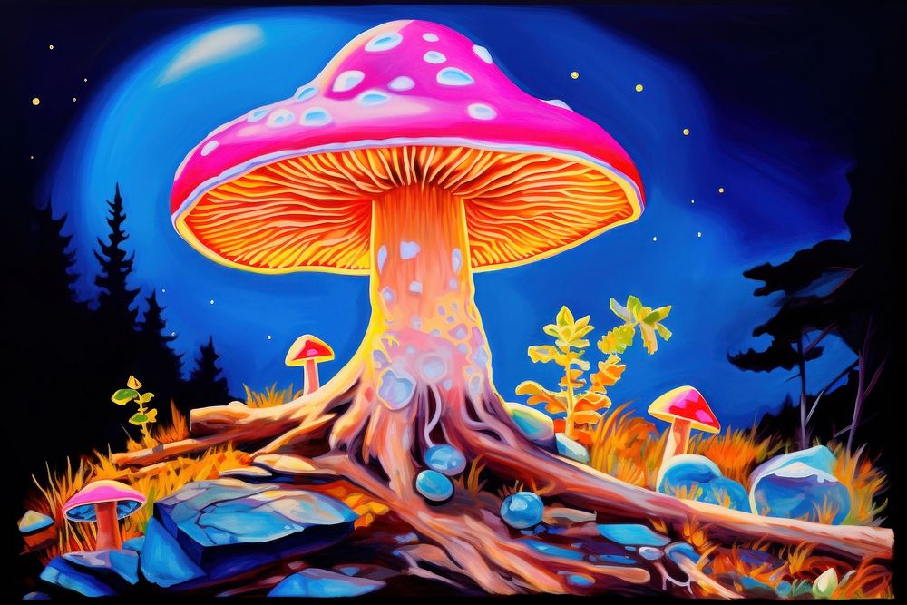 A mushroom outdoors fungus agaric.