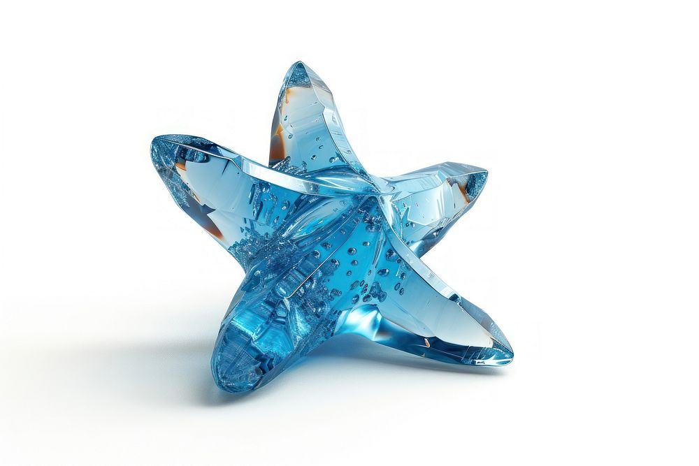 Starfish gemstone jewelry crystal.