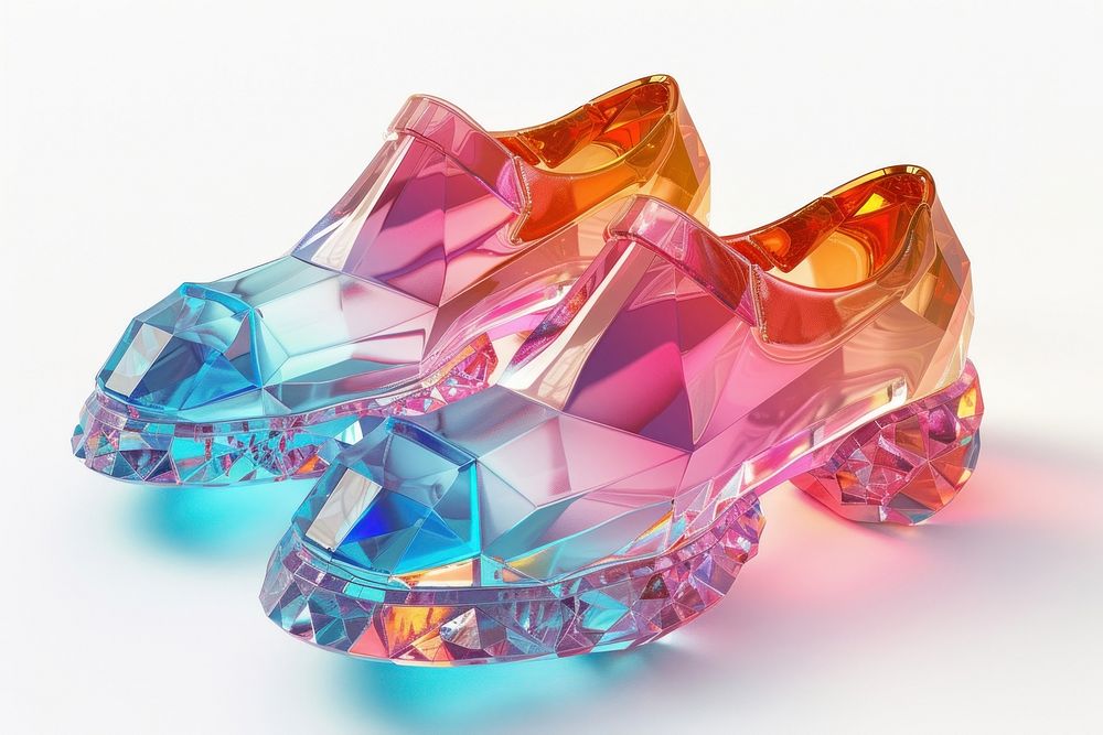 Comfortable shoes gemstone jewelry crystal.