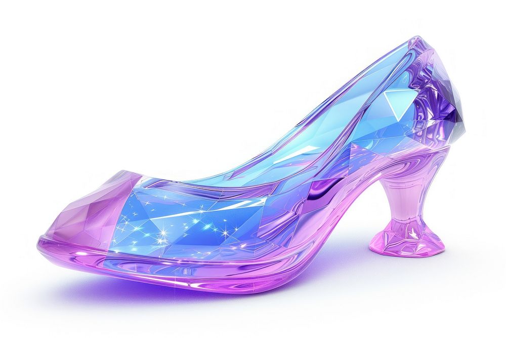 Comfortable shoes footwear gemstone purple.