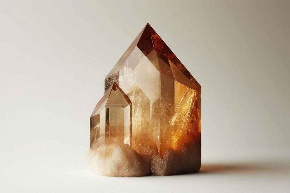 House jewelry crystal architecture.