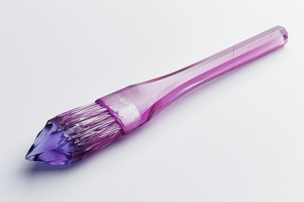 Paint brush toothbrush tool silverware.