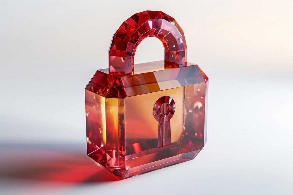 Lock jewelry red protection.