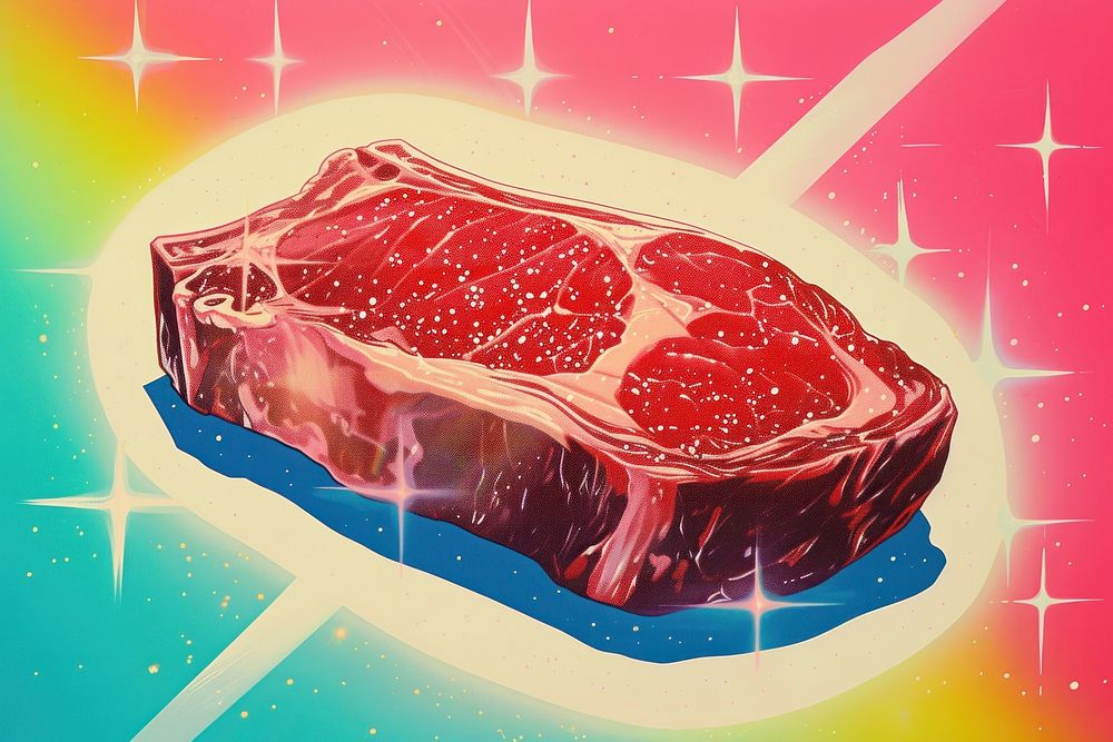 Ribeye Steak steak meat beef.