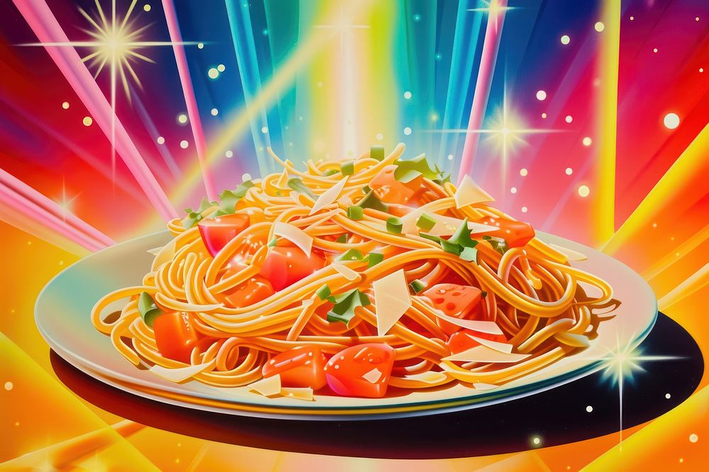 Plate of Pasta pasta spaghetti food.