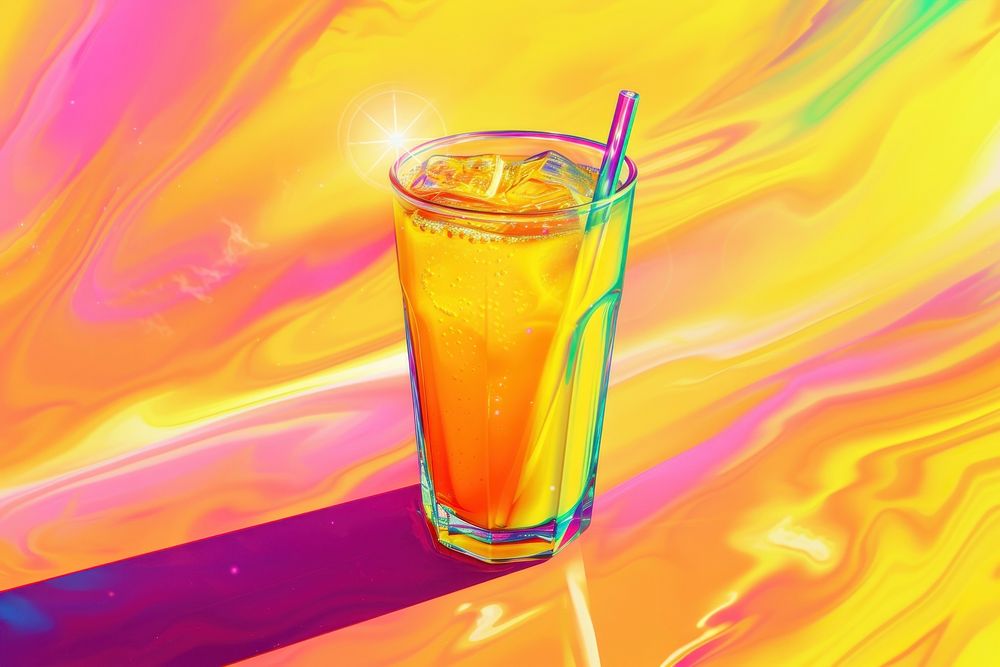 Mango Juice juice glass cocktail.