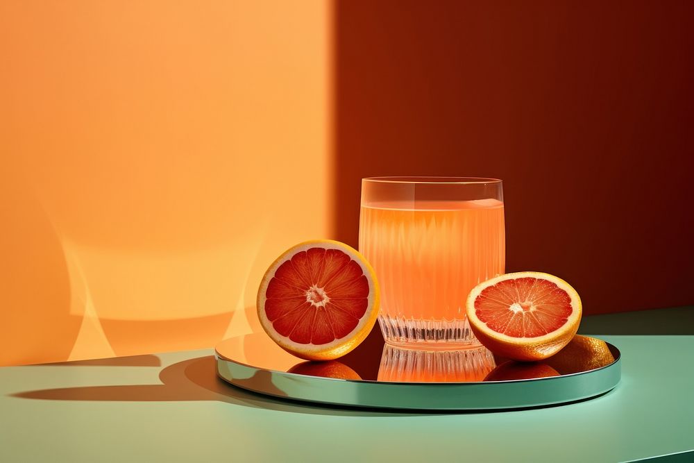 Grapefruit drink juice plant.