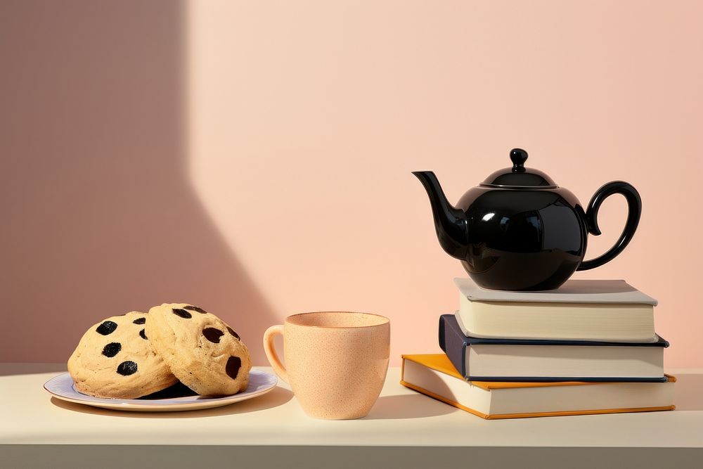 Teapot cup ceramic food.
