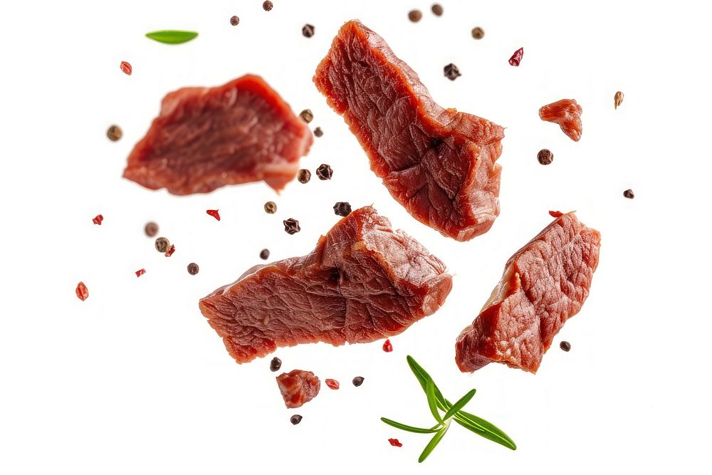 Beef steaks meat food red.
