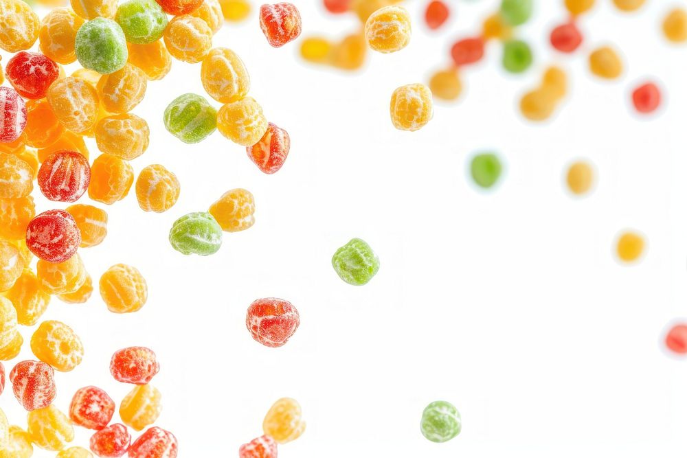 Colorful cereal confectionery backgrounds candy.