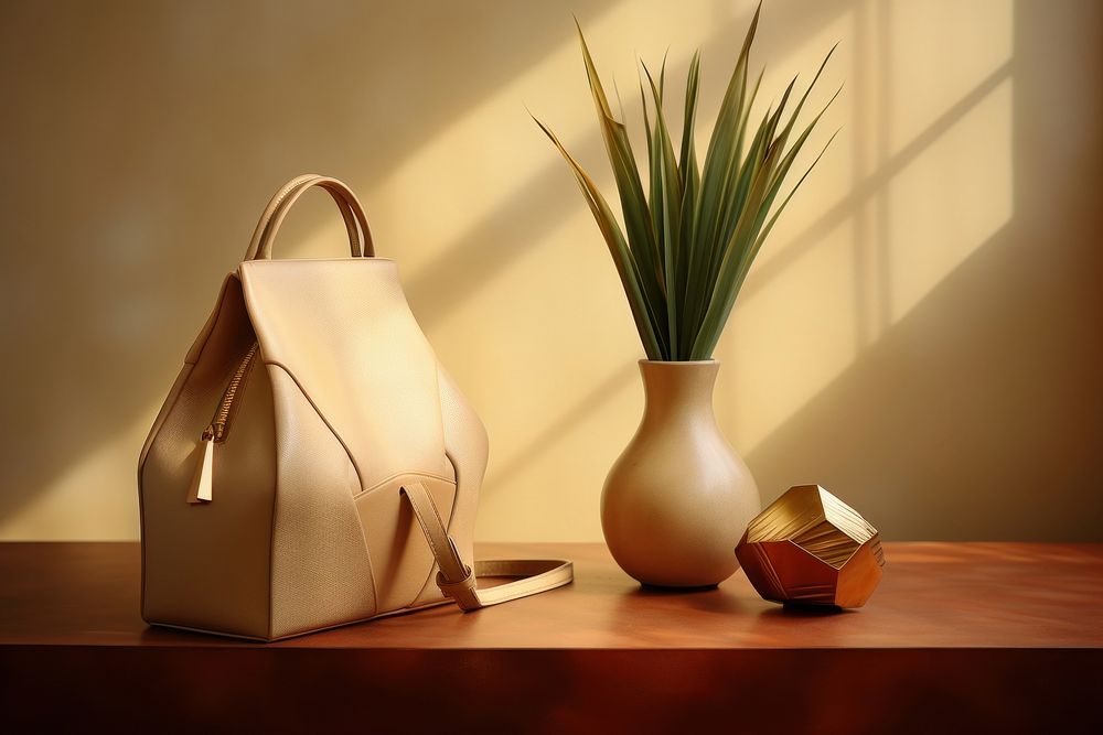 Bag handbag purse plant.