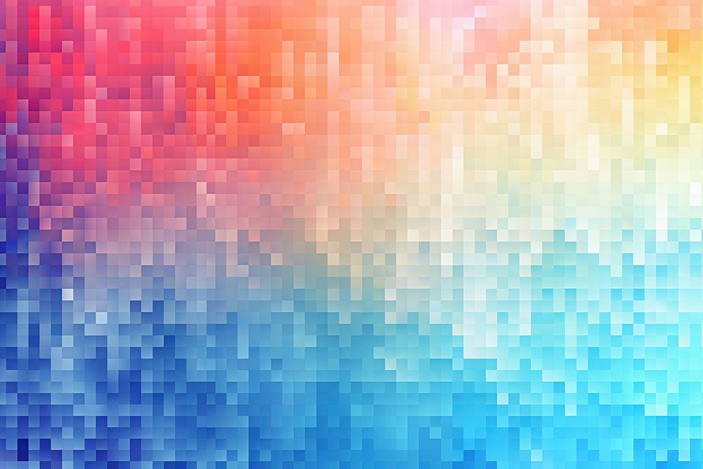 Multicolored rainbow pixeled on distored motion glitch effect background backgrounds technology abstract.