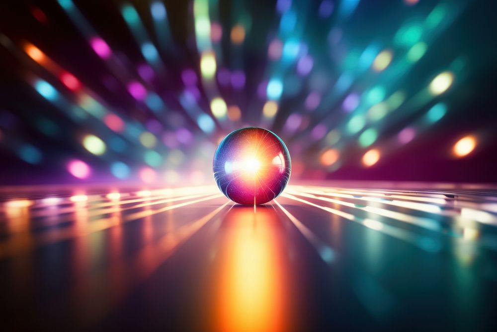 Glowing multicolored sphere trail on bright background backgrounds futuristic technology.