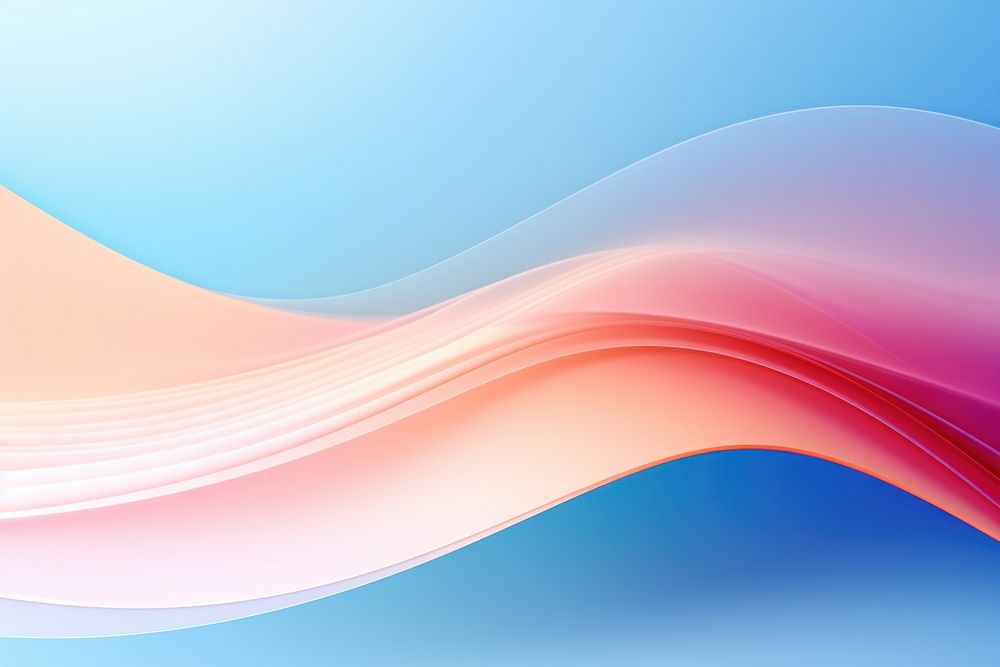 Smooth curve line on bright background backgrounds technology abstract.