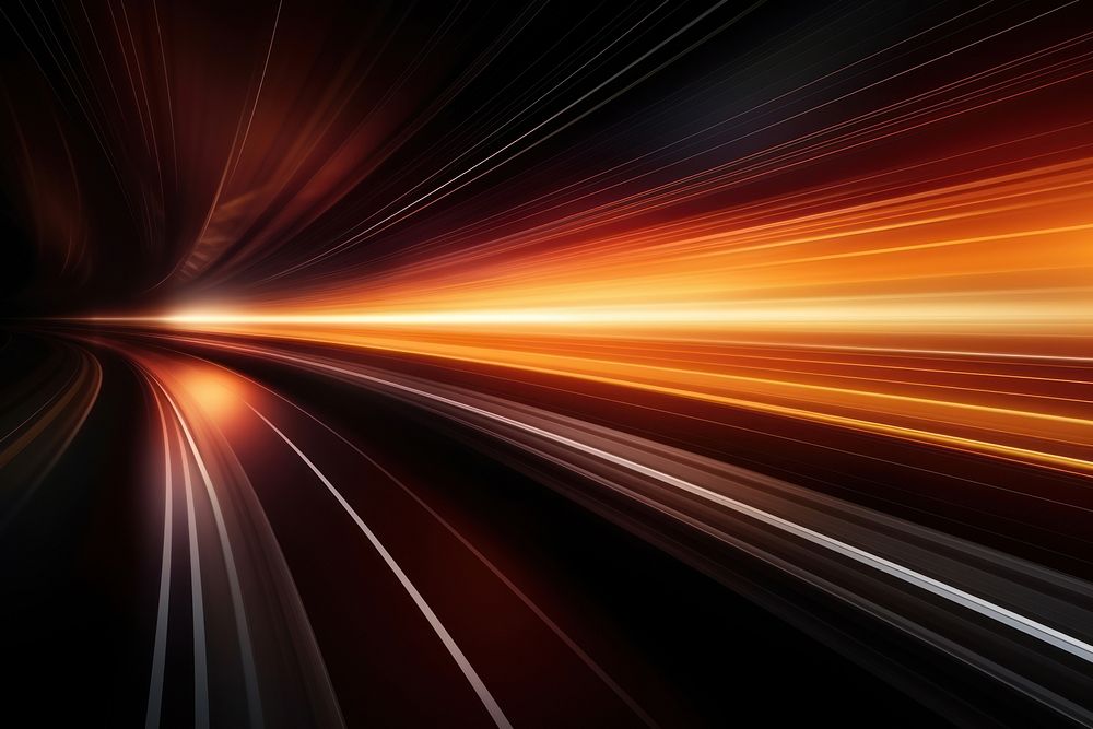 Speed motion in tunnel on dark background backgrounds futuristic technology.