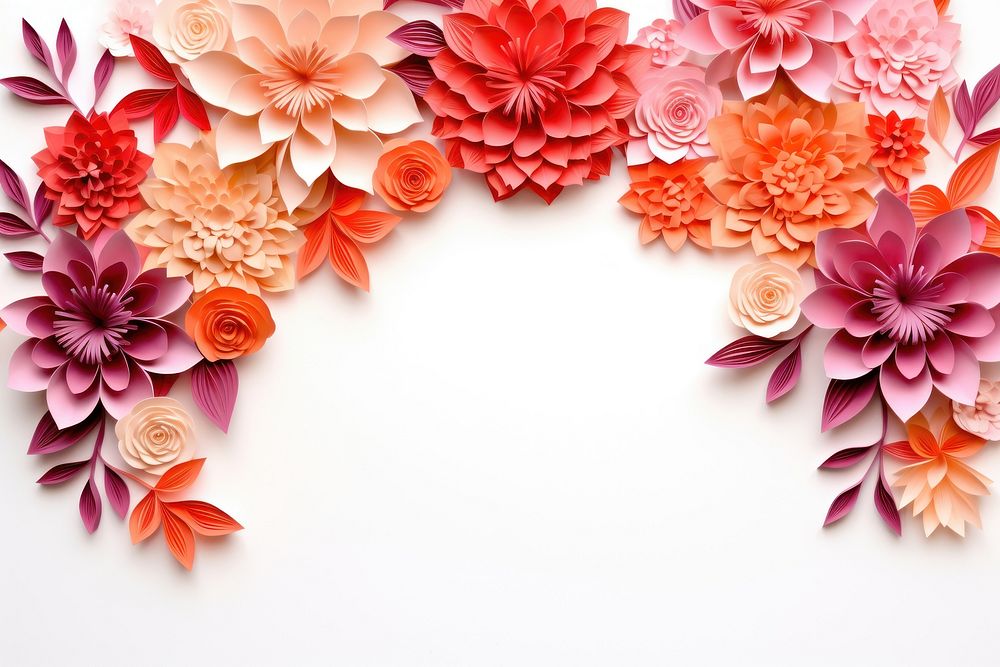 Chinese floral border flower backgrounds pattern.