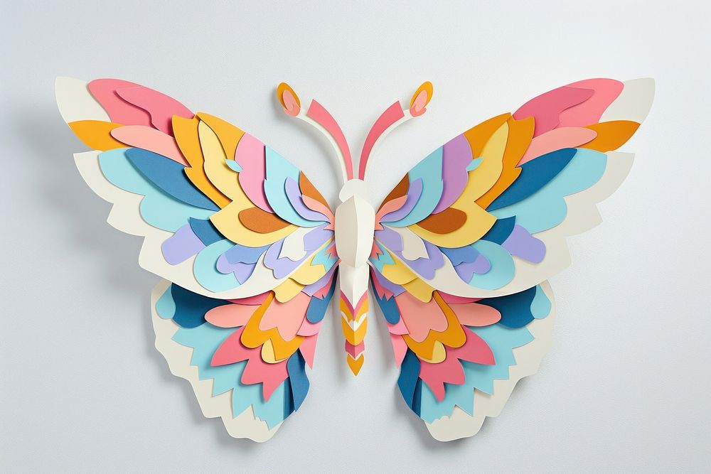 Butterfly art craft paper.