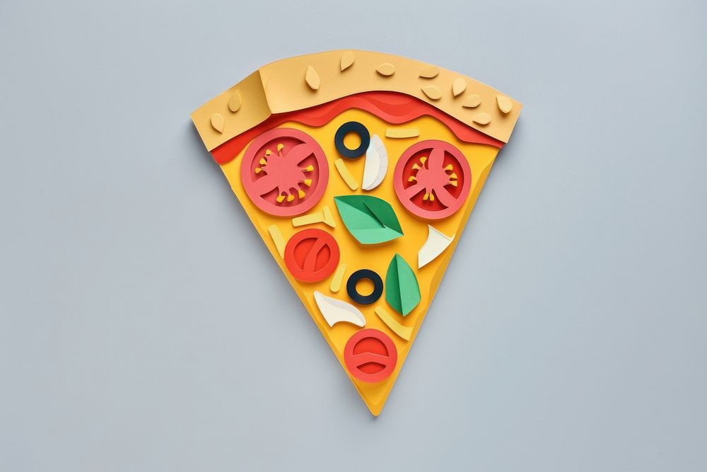 Pizza food gray background confectionery.