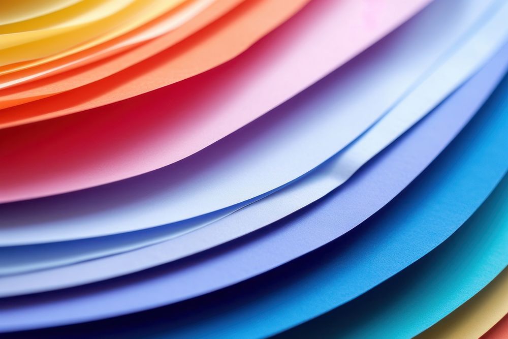 Articles from colored paper backgrounds abstract pattern.