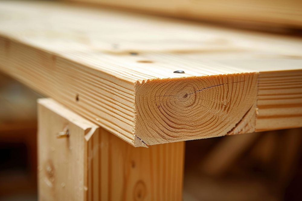 Assembling a wooden furniture hardwood plywood lumber.
