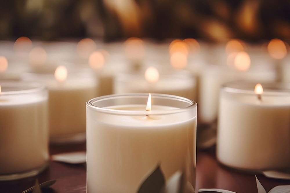 Make scented candles spirituality illuminated celebration.