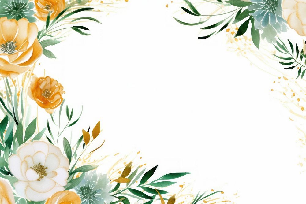 PNG Summer flowers frame backgrounds pattern graphics.