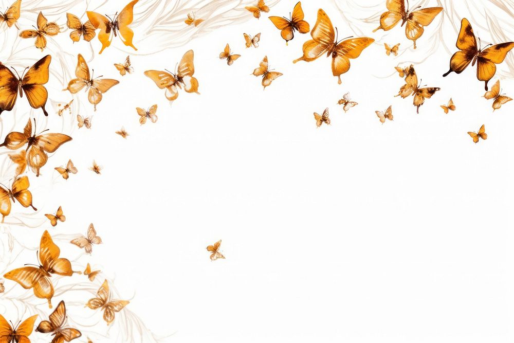 Butterfiles border frame backgrounds butterfly animal.