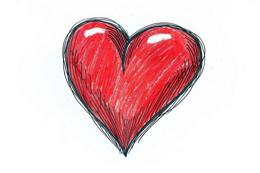 Hand-drawn sketch heart backgrounds creativity astronomy.