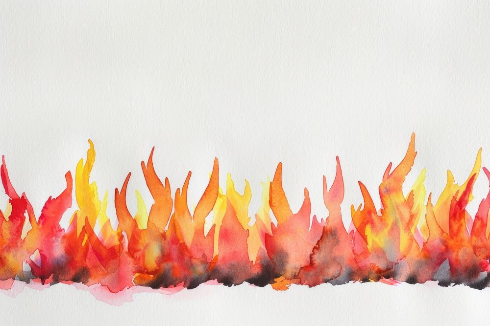 Monochromatic Fire flame border fire backgrounds creativity.