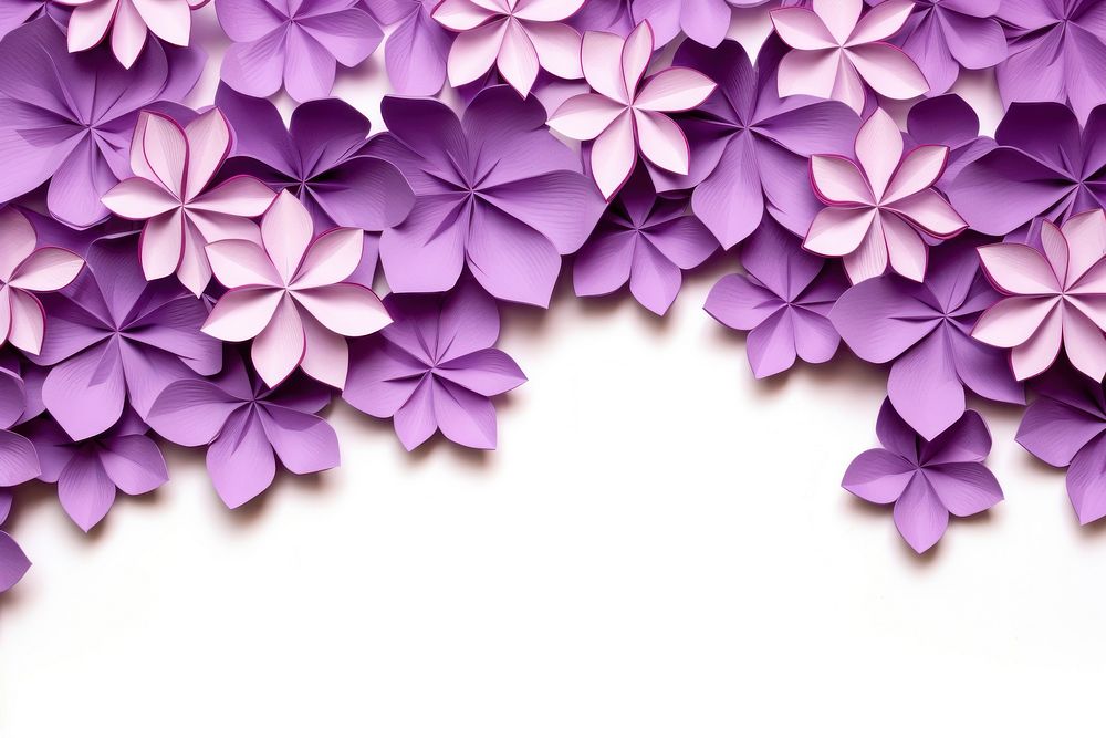 Purple tone flowers border purple backgrounds petal.