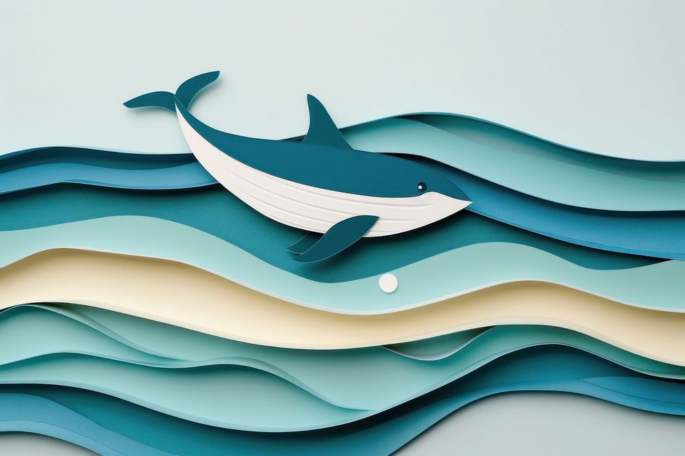 Whale background art dolphin animal.