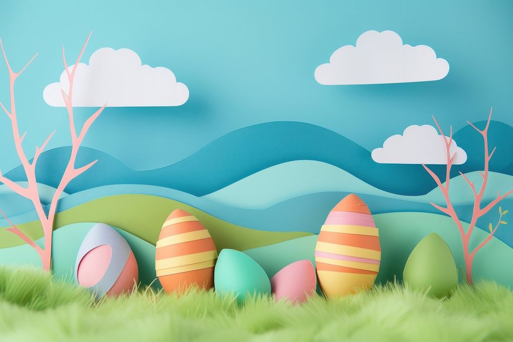 Easter background egg celebration creativity.
