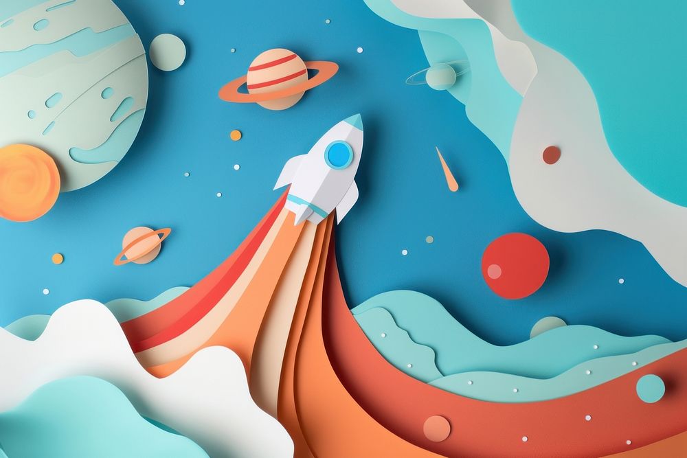 Space background art creativity graphics.