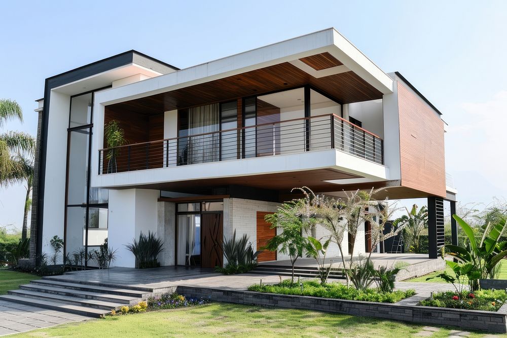 Modern house architecture building villa.