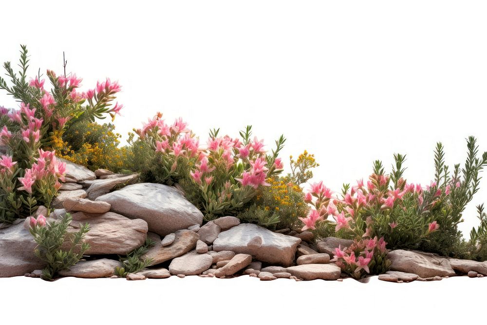 Flower rock outdoors nature.