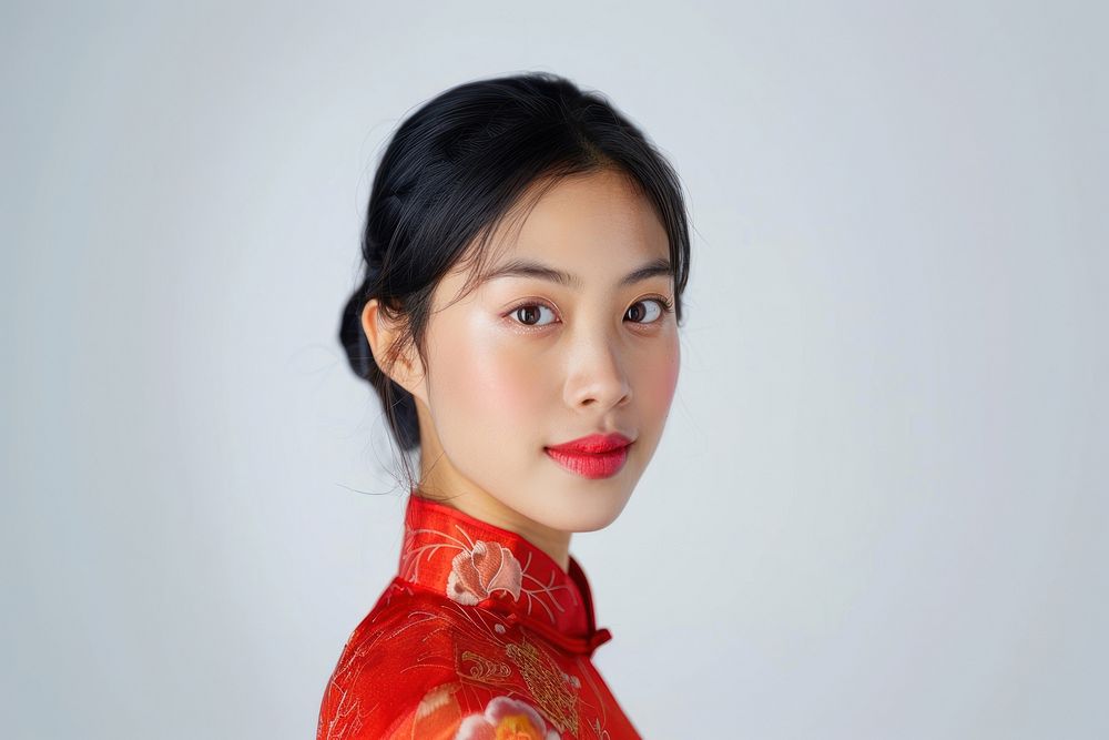 Chinese woman portrait fashion adult.