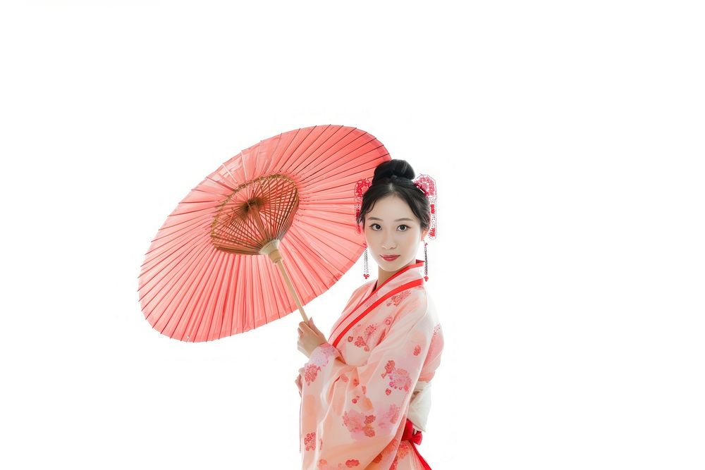 Chinese woman fashion kimono robe.