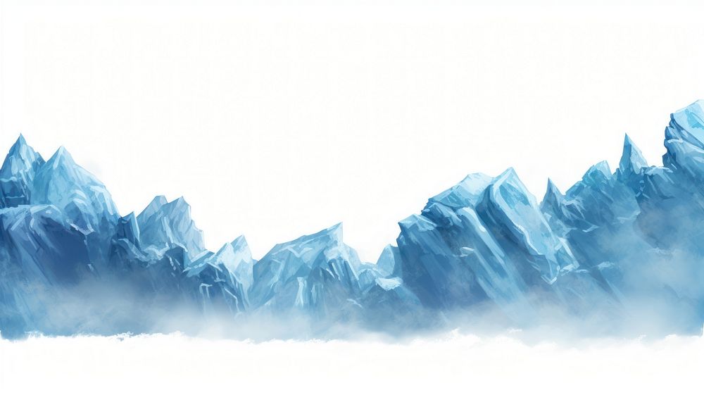 PNG Landscape blue ice cliff backgrounds mountain outdoors.