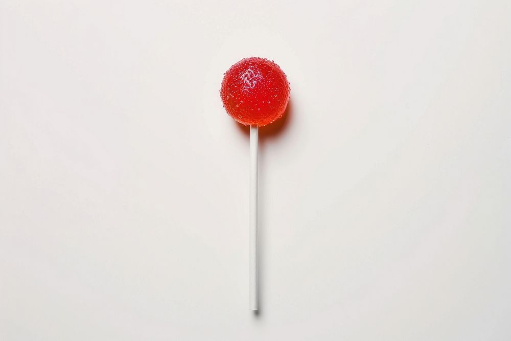 Lollipop candy food white background.