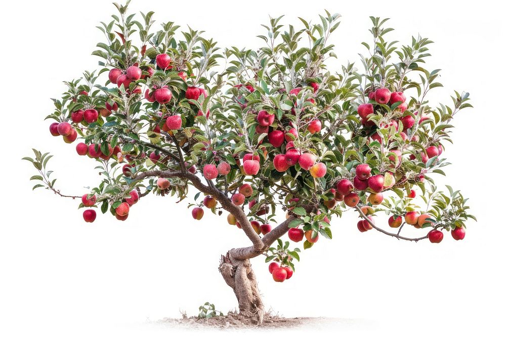 Ripe apple tree plant fruit ripe.