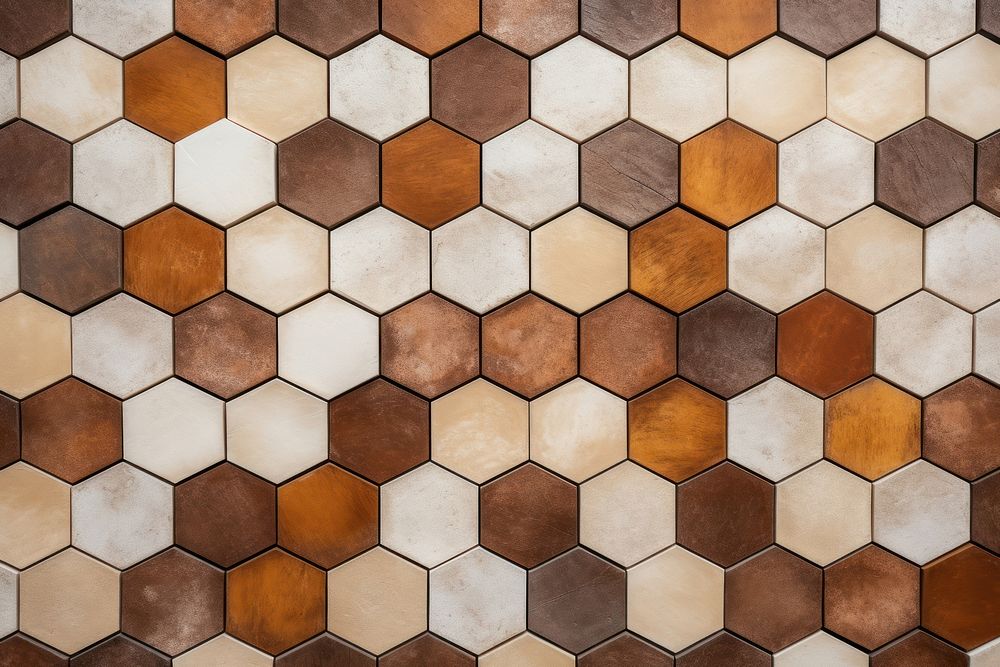 Tiles of brown pattern backgrounds flooring architecture.