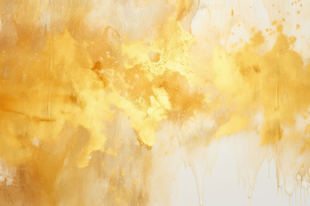 Watercolor gold background painting backgrounds abstract.