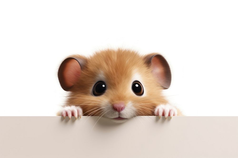 Hamster animal cartoon mammal.
