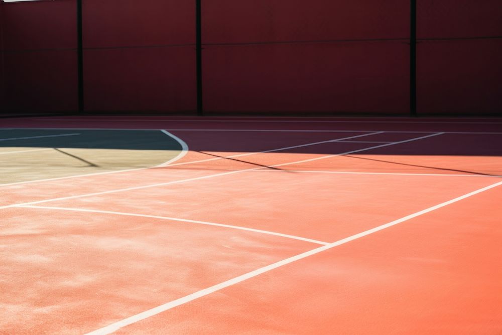 A tennis court outdoors sports architecture.