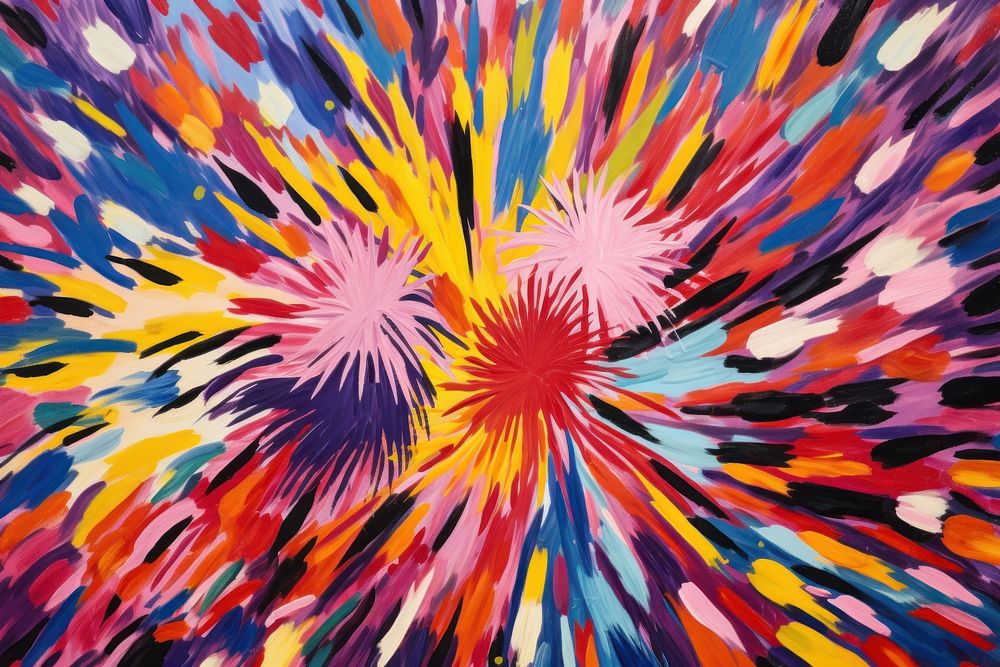 Fireworks painting backgrounds pattern.