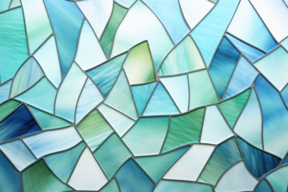 Mosaic tiles of bag backgrounds pattern shape.