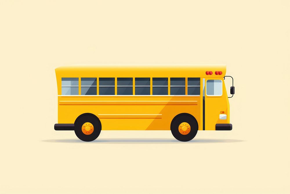 School bus vehicle transportation architecture.