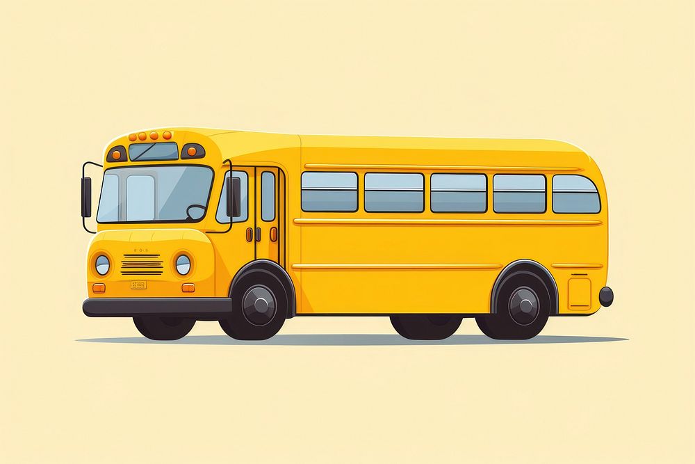 School bus vehicle wheel transportation.