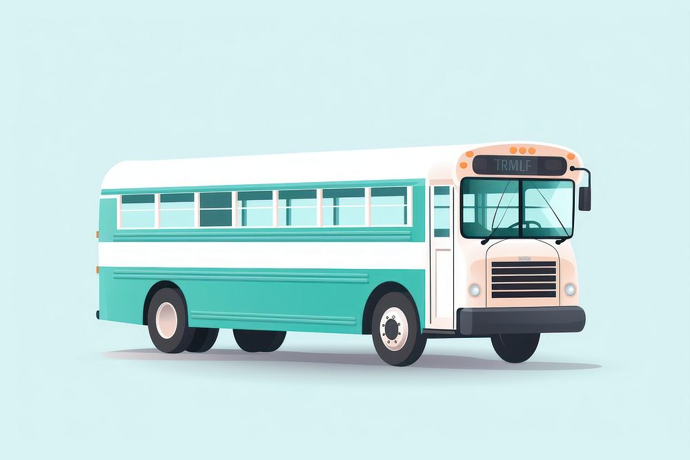 School bus vehicle transportation architecture.