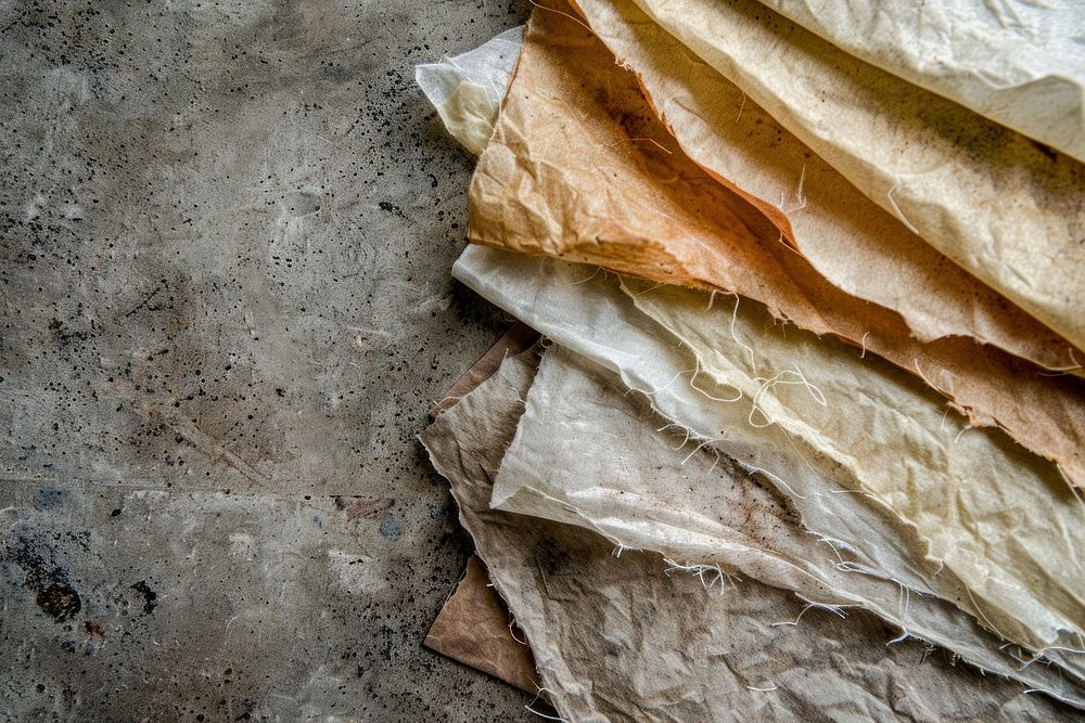 Mulberry paper backgrounds textured crumpled.